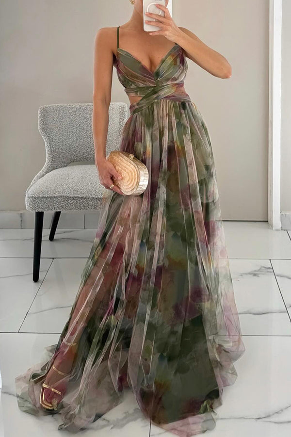 Mavina | Floral Maxi Summer Dress 10