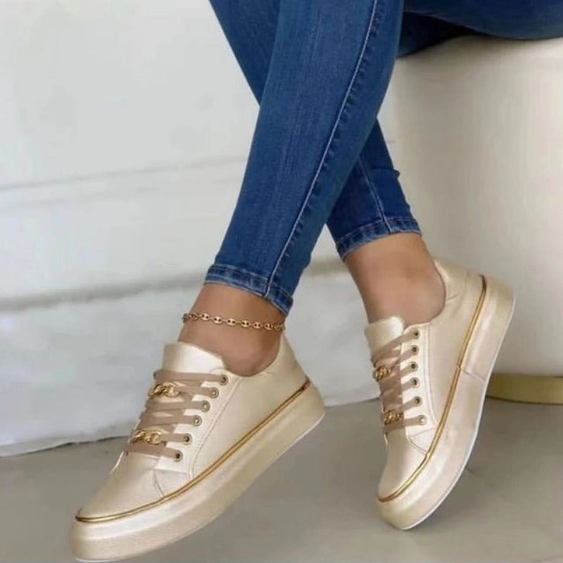 Michelle - Platform Chain Sneakers 4