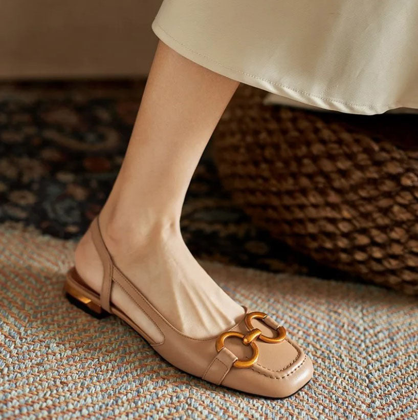 Nora – Chic Ergonomic Slingback Flats 5