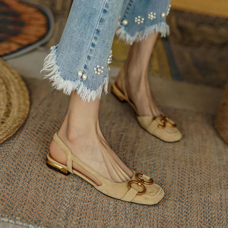 Nora – Chic Ergonomic Slingback Flats 6