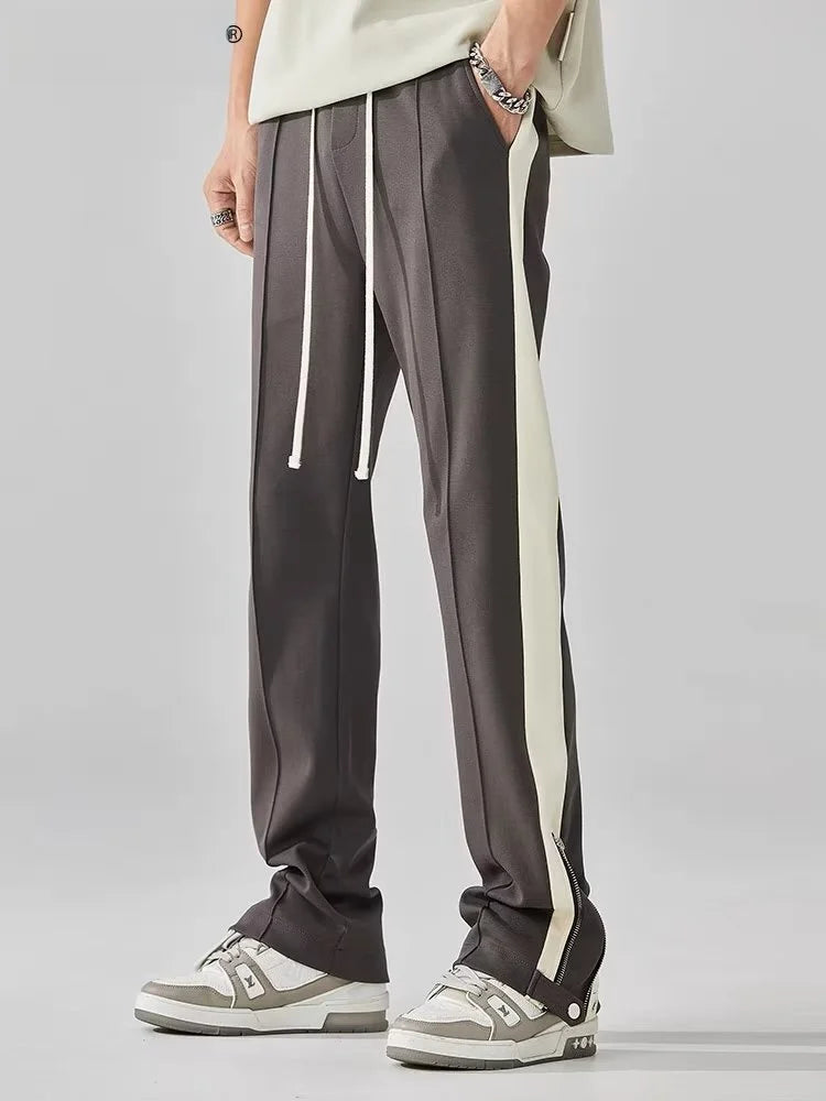 Pavon | Cotton Blend Straight Fit Pants 6