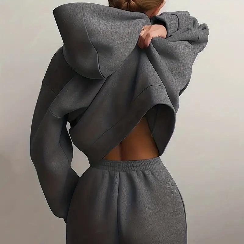 Pura | Oversized Cotton Blend Womens Tracksuit Set 1