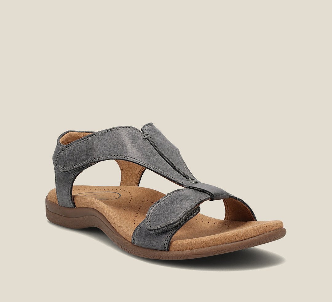 Samantha | Women's Flat T-Strap Sandals Adjustable Ankle Strap 3