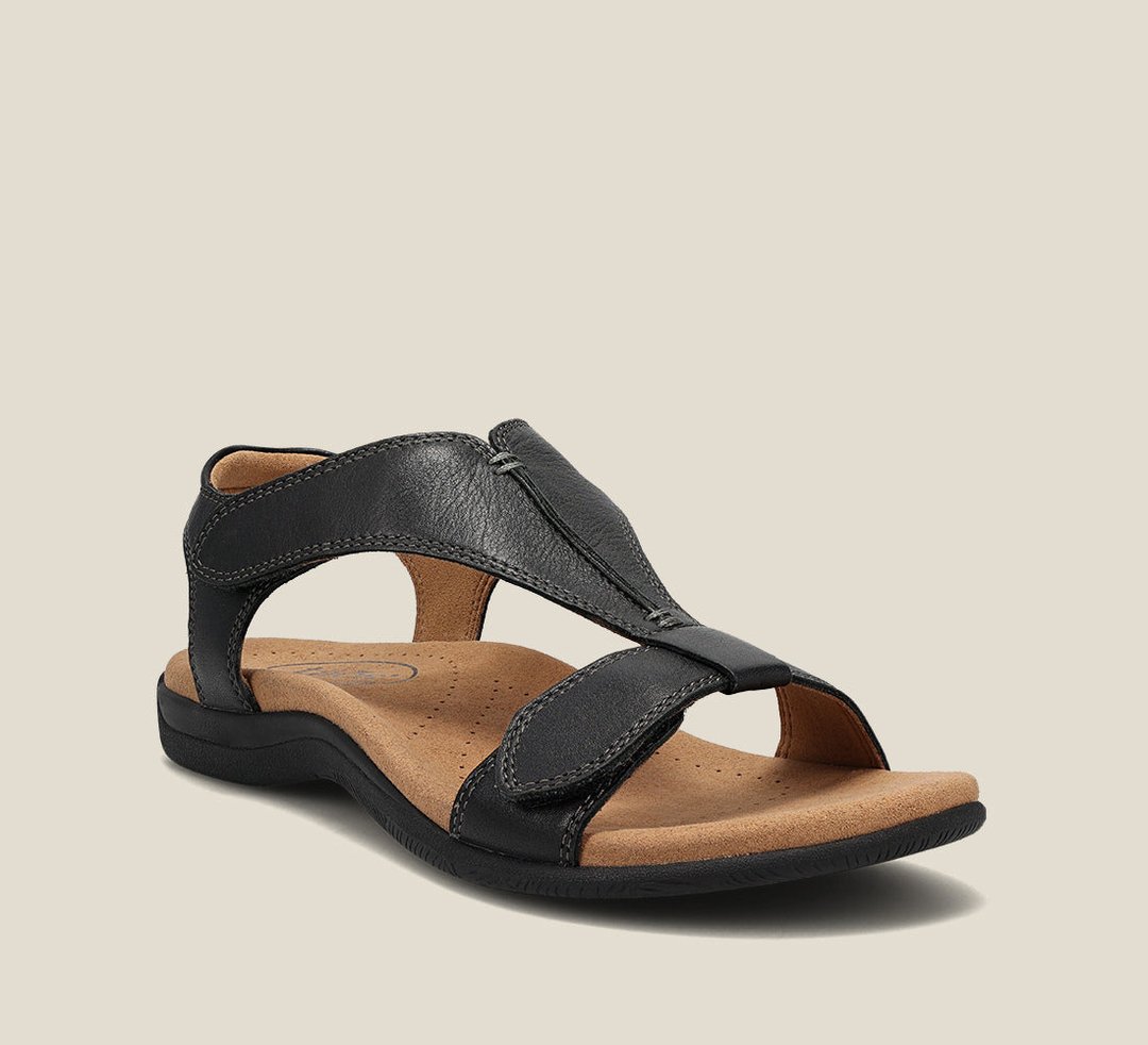 Samantha | Women's Flat T-Strap Sandals Adjustable Ankle Strap 4