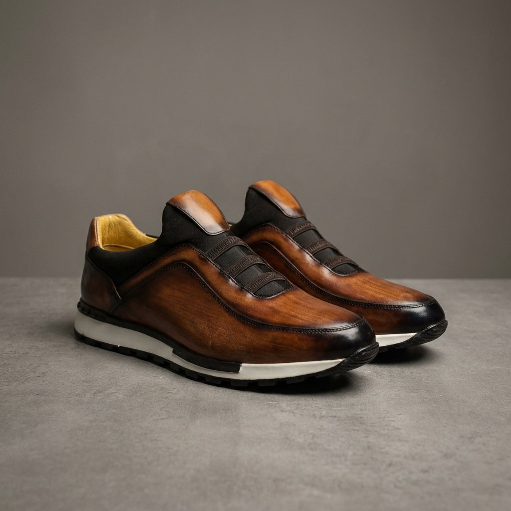 Sandro | Men's Cowhide Leather Sneakers