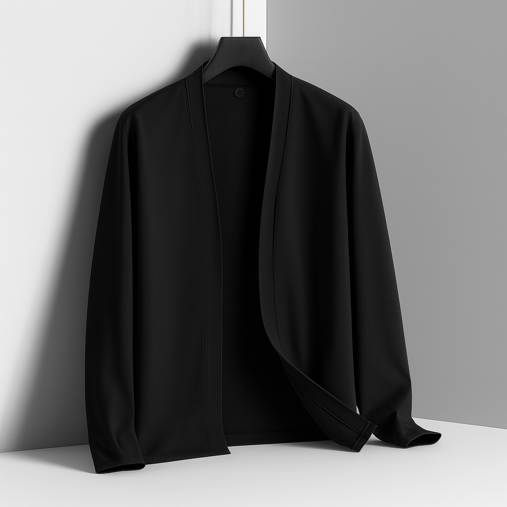 Savori | Wool Blend Black Cardigan 7