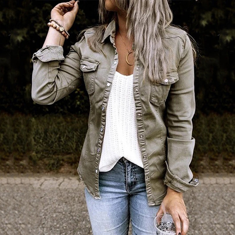 Shalana | Women's Summer Utility Shirt Jacket 1