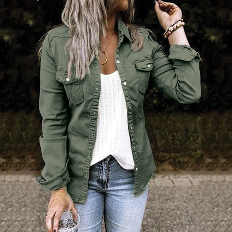 Shalana | Women's Summer Utility Shirt Jacket 4