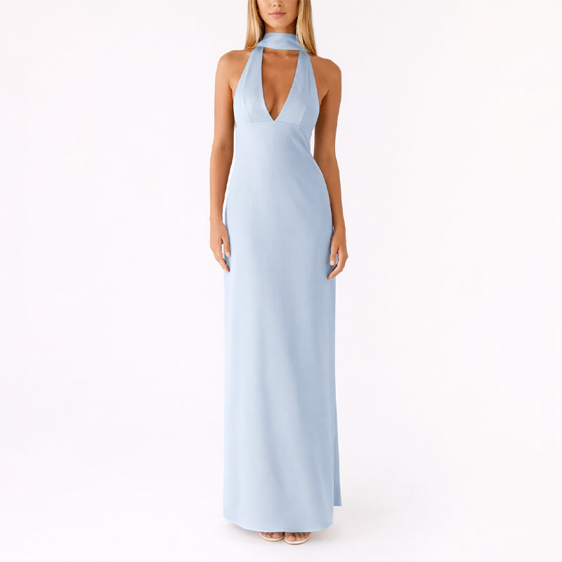 Solea | Women's Halter Neck Long Prom Dress Solea | Women's Halter Neck Long Prom Dress