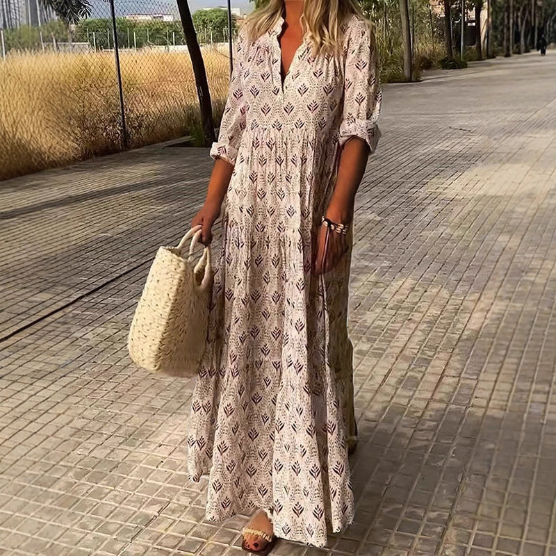 Soleil | Maxi Summer Dress with All-Over Print 2