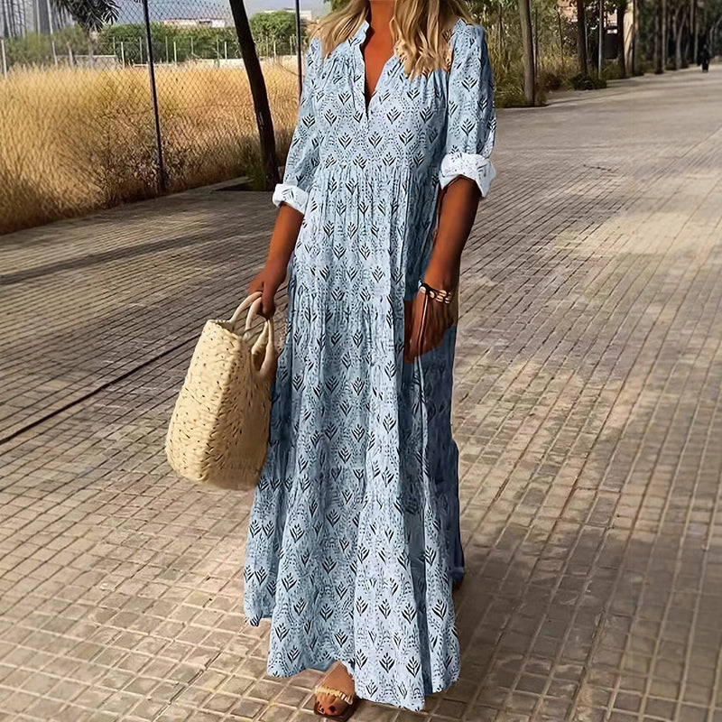 Soleil | Maxi Summer Dress with All-Over Print 3