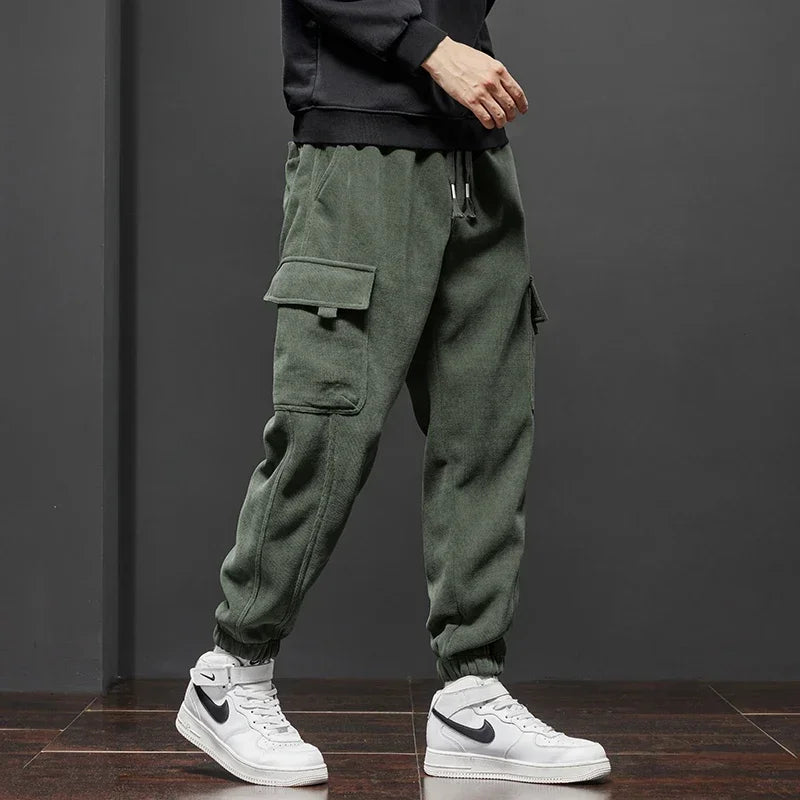 Taflin | Tactical Fleece Cargo Mens Joggers 1