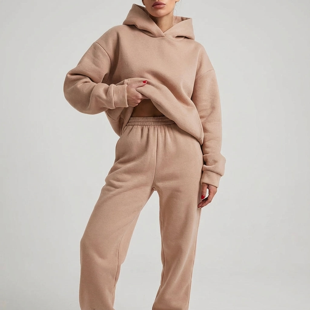 Tara | Women's Tracksuit Set Oversized Hoodie Jogger Pants 3