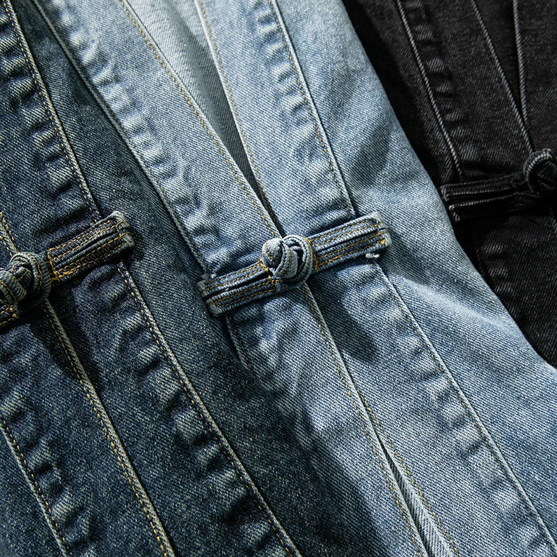 Vinta | Vintage Wash Denim Kimonos For Women 4