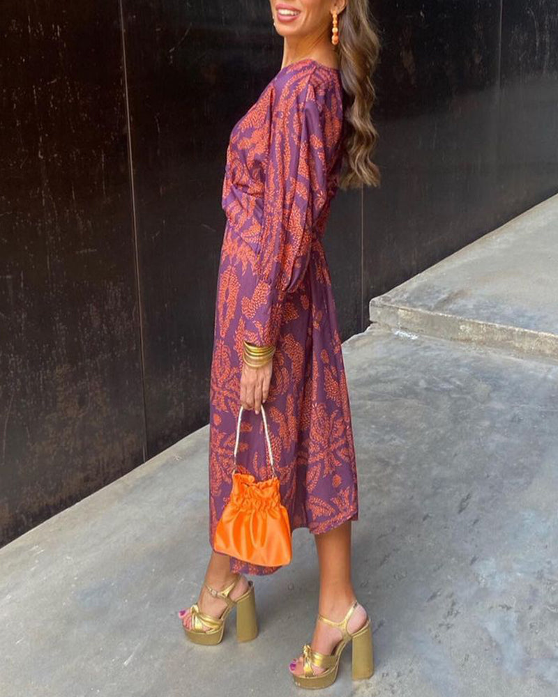 Violet | Women’s Wedding Guest A-Line Maxi Dress 3