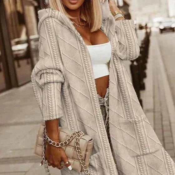 Zelara | Soft Knit Extended Length Cardigan 1