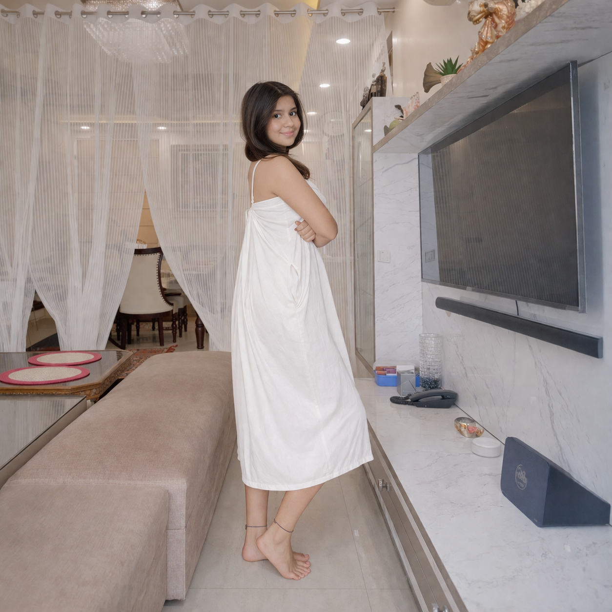 Craftsmiley Honeymoon Soft Flow Evening Maxi