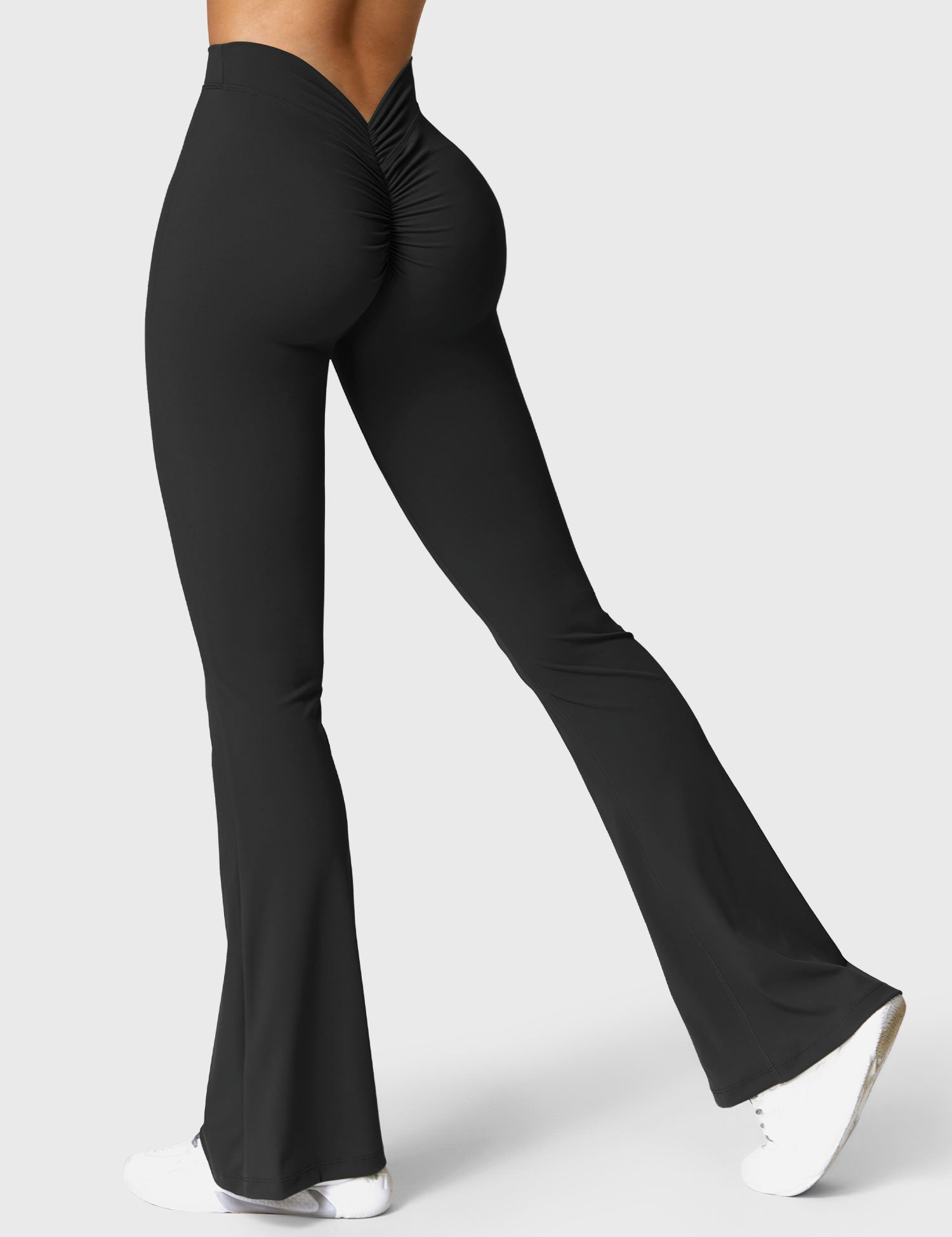 Craftsmiley V-back Flared Leggings
