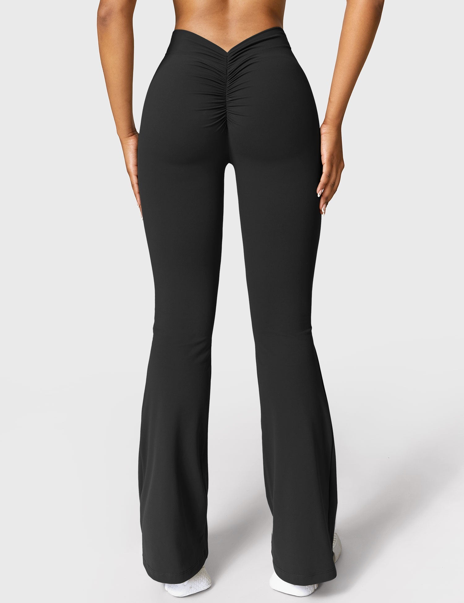 Craftsmiley V-back Flared Leggings