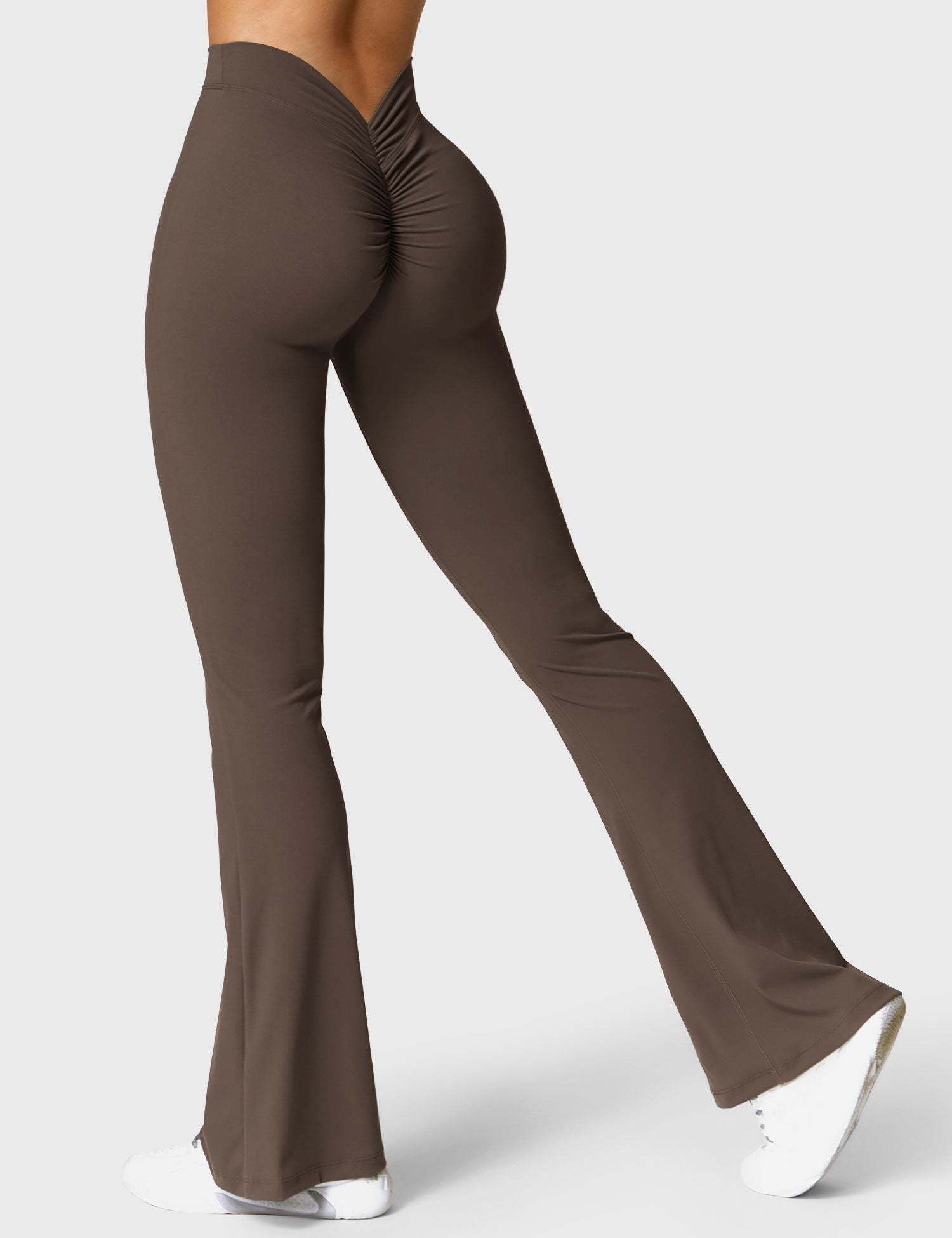 Craftsmiley V-back Flared Leggings